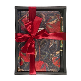 НАБОР ПОДАРОЧНЫЙ А5+  "Гранат" И МЕТАЛЛ. РУЧКА
Арт. 3-744/02-5