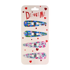 ЗАКОЛКА ДЛЯ ВОЛОС 5 СМ, 4 ШТ, 4 ЦВЕТА
Арт. 2-719/72