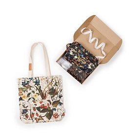 НАБОР ПОДАРОЧНЫЙ  "FLORA.ЛЕСНЫЕ ЯГОДЫ" (ШОППЕР И КОСМЕТИЧКА L)
Арт. 16-004-03931