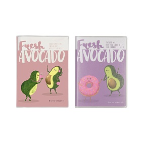 Блокнот BrunoVisconti®
А7 (75х105 мм)
"CITY JOURNAL.AVOCADO" 64л. 
2 вида, линейка
Арт. 3-219/02.