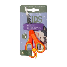 НОЖНИЦЫ ДЕТСКИЕ "SPRINGCUTKIDS" 15 см. (с возвратным механизмом и окошком для подписи)
Арт. 60-0020