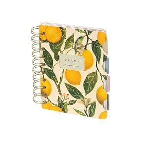 ЗАПИСНАЯ КНИЖКА "ART JOURNAL" А6,120 Л. НА ГРЕБНЕ, С РАЗДЕЛИТЕЛЯМИ "FLORA.PARADISE.LEMONS"
Арт. 3-568/26