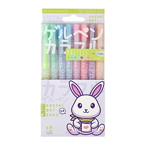 Набор BrunoVisconti®
из 8-ми гелевых ручек
0.8 мм, ассорти
UniWrite  "PASTELS.KAWAII ANIMALS"
Арт. 20-0370