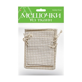 ПОДАРОЧНЫЕ МЕШОЧКИ ИЗ ТКАНИ, 3 ШТ, 3 Р-РА, ВИД 1
Арт. 2-240/01