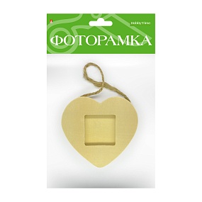 ФОТОРАМКА "СЕРДЦЕ" 11 Х 11 Х 0,3 СМ
Арт. 2-313/05