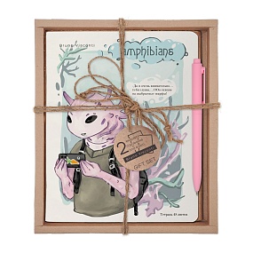 НАБОР ПОДАРОЧНЫЙ "КЛЁВЫЕ. С телефоном" (ДВЕ ТЕТРАДИ И РУЧКА)
Арт. 7-48-1282-2/3