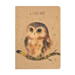 Тетрадь общая BrunoVisconti®
А5 (147 х 210 мм)
"LOVE ME.СОВУШКИ" 40 л., клетка
Арт. 7-40-001/222