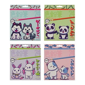 Карандашии цветные BrunoVisconti®
24  цвета, грифель 4 мм
KAWAII ANIMALS
Арт. 30-0129
упаковка в ассортименте