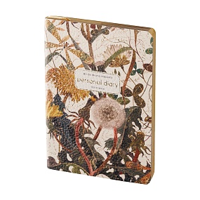 Ежедневник BrunoVisconti® недатированный
А6 (106 х 148 мм)
"FLORA.SUMMER GREENS" 256 стр.
Арт. 3-742/16