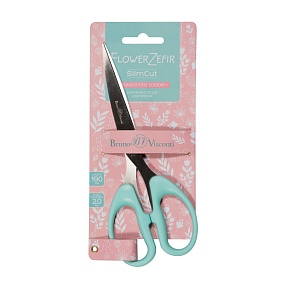 Ножницы BrunoVisconti 
особо прочные ручки, 19.5 см
FLOWER ZEFIR SLIMCUT
Арт. 60-0009