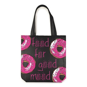 СУМКА-ШОППЕР BLACK "СЛАДКОЕ НАСТРОЕНИЕ.ДОНАТ" 34х36 см
Арт. 16-004-02/25