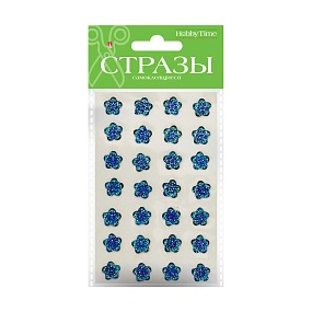 НАБОР САМОКЛЕЯЩИХСЯ СТРАЗ №107 "ЦВЕТОЧКИ", 12 ММ, 4 ЦВ.
Арт. 2-345/05