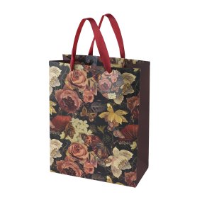 Пакет бумажный упаковочный подарочный BrunoVisconti®
 (260 х 324 х 130 мм)
"FLORA.LUSH BOUQUET"
Арт. 2-852/02