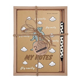 НАБОР ПОДАРОЧНЫЙ "ELEPHANT+ELEPHANT" (ДВЕ ТЕТРАДИ BV И РУЧКА)
Арт. 7-40-089-3