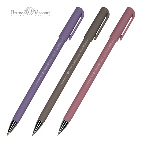Ручкa BrunoVisconti
шариковая, 0.5 мм, синяя
SlimWrite. RIO
Арт. 20-0055