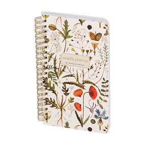 Еженедельник BrunoVisconti® недатированный
А5 (120 х 180 мм)
"FLORA.ЛУГОВЫЕ ТРАВЫ" мультиколор 72 л.
Арт. 3-816/02