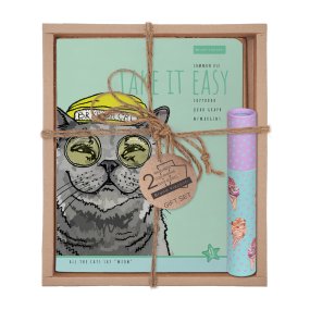 Набор подарочный "EASY LIFE.КОТЫ. British cat" (две тетради и ручка в тубе)
Арт. 7-48-1293-3/2