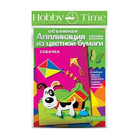 НАБОР ЦВЕТНОГО КАРТОНА ДЛЯ АППЛИКАЦИЙ "СОБАЧКА"
Арт. 2-555/15