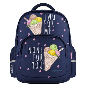 Рюкзак BrunoVisconti®
классический 
синий с эргономичной спинкой
«МОРОЖЕНОЕ»
Арт. 12-002-182/02