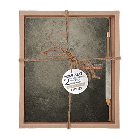 НАБОР ПОДАРОЧНЫЙ "STONE.Black" (ДВЕ ТЕТРАДИ И РУЧКА)
Арт. 7-48-1391-2/1