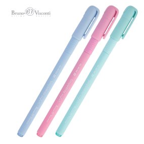 Ручка гелевая BrunoVisconti®
0.5 мм, черная
SimpleWrite Zefir
Арт. 20-0294