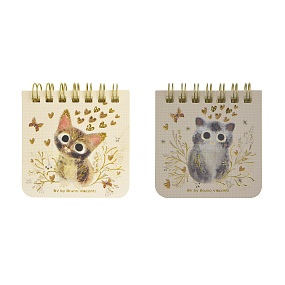 "POCKET JOURNAL" 70 х 70 мм, 60 Л, (4 ВИДA) НА ГРЕБНЕ "LOVE ME"
Арт. 3-652/03