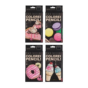 Карандаши цветные BrunoVisconti®
12 цветов BLACK EXCELLENCE С ТОЧИЛКОЙ
Арт. 30-0124
упаковка в ассортименте