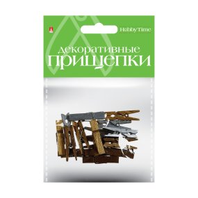 ДЕКОРАТИВНЫЕ ПРИЩЕПКИ. НАБОР №10 "МЕТАЛЛИЗИРОВАННЫЕ ЦВЕТА . МИКС" 35ММ.,  (3 ЦВЕТА)
Арт. 2-360/10