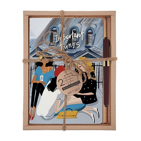 НАБОР ПОДАРОЧНЫЙ "ДЕВИЧНИК НА КРЫШЕ" (ДВЕ ТЕТРАДИ BV И РУЧКА)
Арт. 7-40-001/30-3