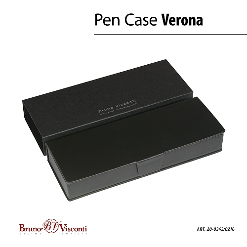 Ручка шариковая  и роллер BrunoVisconti®
"VERONA" цвет корпуса черный
1 мм, синий, в черном  футляре
Арт. 20-0343/0216: фото #6