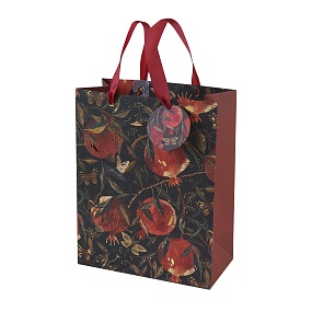 Пакет бумажный упаковочный подарочный BrunoVisconti®
 (260 х 324 х 130 мм)
"ГРАНАТ"
Арт. 2-852/04