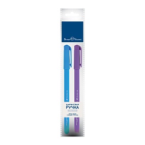 Набор BrunoVisconti®
из 2-х шариковых ручек
0.5 мм, синий, SlimWrite Special
Арт. 20-0007-2