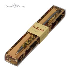 Ручка шариковая автоматическая BrunoVisconti®
0.7 мм, синяя,
Felicita «FLORA.ТРОПИЧЕСКИЕ ФРУКТЫ»
металлический корпус, в футляре
Арт. 20-0263/14                              