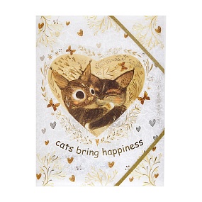 Папка-файл на резинке BrunoVisconti®
А4 (24 х 32 см)
"КОТИКИ. ОДНО СЕРДЦЕ"
Арт. 14-033/09