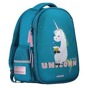 РЮКЗАК-КАПСУЛА БИРЮЗОВЫЙ  С ЭРГОНОМИЧНОЙ СПИНКОЙ "UNICORN"
Арт. 12-009-087/09