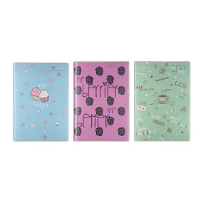 Блокнот BrunoVisconti®
А5 (150 х 210 мм.)
"CITY JOURNAL" 64 л.
3 вида, линейка
Арт. 3-217/02