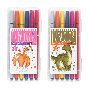 Фломастеры BrunoVisconti
12 цветов, 2 вида
пластиковый пенал
FunColor 
Арт. 32-0048