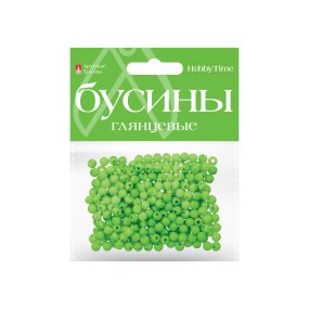 БУСИНЫ КРУГЛЫЕ ГЛЯНЦЕВЫЕ, Ø 6 ММ, 10 ЦВ
Арт. 2-584/01
