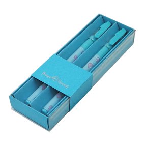 Набор BrunoVisconti®
из 2-х шариковых ручек
"MAGICWRITE"0.5 мм, синий, в картонном голубом  футляре "Сладкое настроение. Леденцы"
Арт. 20-0240/2828