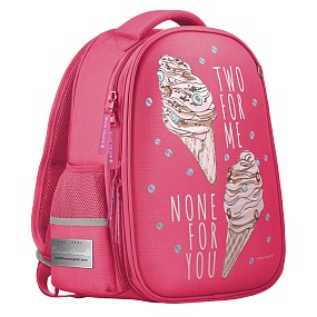 Рюкзак BrunoVisconti®
облегченная капсула
розовый  с эргономичной спинкой
«МОРОЖЕНОЕ»
Арт. 12-001-171/04