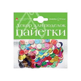 ДЕКОРАТИВНЫЕ ЭЛЕМЕНТЫ НАБОР № 1 "ПАЙЕТКИ" 4 ВИДА
Арт. 2-025