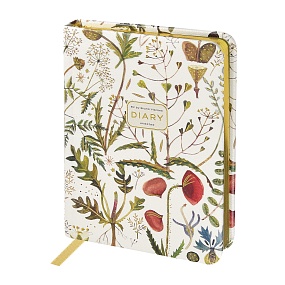 Ежедневник BrunoVisconti® недатированный
А6 (110 х 155 мм)
"FLORA.ЛУГОВЫЕ ТРАВЫ" 240 стр.
Арт. 3-745/10