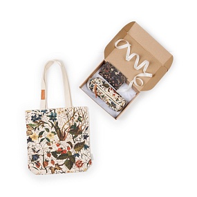 НАБОР ПОДАРОЧНЫЙ  "FLORA.ЛЕСНЫЕ ЯГОДЫ" (ШОППЕР И КОСМЕТИЧКА S)
Арт. 16-004-03911