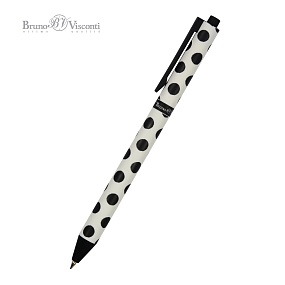 Ручка шариковая автоматическая BrunoVisconti®
0.5 мм, синий
ArtClick "BLACK POLKA-DOT"
Арт. 20-0281/17