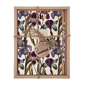 НАБОР ПОДАРОЧНЫЙ "FLORA.Ирисы" (ДВЕ ТЕТРАДИ BV И РУЧКА)
Арт. 7-40-001/175-3