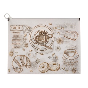 Папка с пластиковой застежкой BrunoVisconti®
А4 (33  х  24,5  х  3 см)
"CAFFÈ NERO.TIME"
Арт. 14-037/10