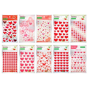 НАКЛЕЙКИ ОБЪЕМНЫЕ "НЕЖНЫЕ СЕРДЕЧКИ" 10 ВИДОВ
Арт. 2-141/03