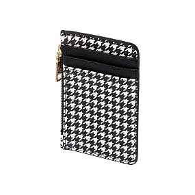 Картходер BrunoVisconti®
 (11,5 х 1 х 8 см)
"BLACK&WHITE. МОДНЫЙ ПАТТЕРН"
Арт. 14-096/05