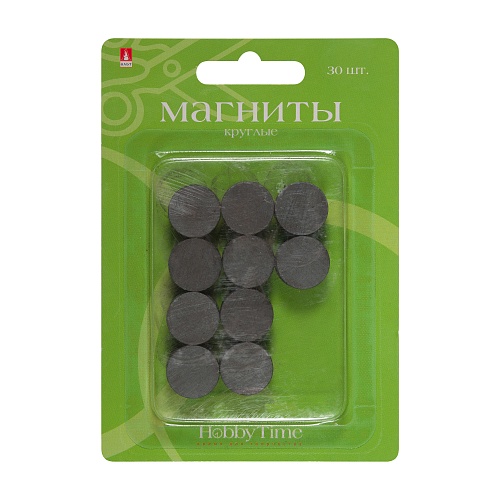 МАГНИТЫ КРУГЛЫЕ 16х4 мм 30 ШТ.
Арт. 2-493/08