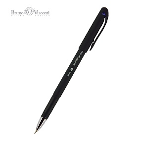 Ручкa BrunoVisconti
шариковая масляная, 0.5 мм, синяя
SoftWrite. BLACK
Арт. 20-0085
